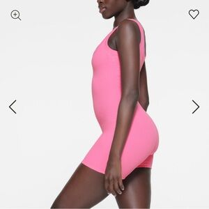 Pink Sleeveless Bodysuit